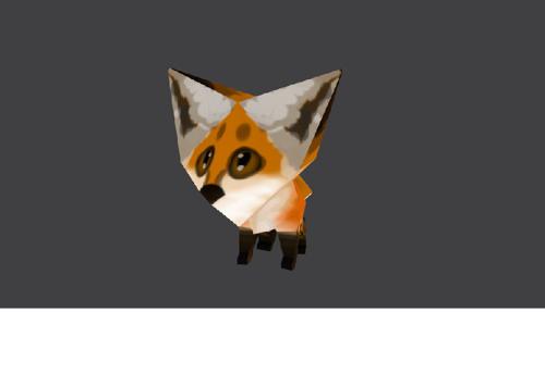 Anime Low Poly Fox preview image